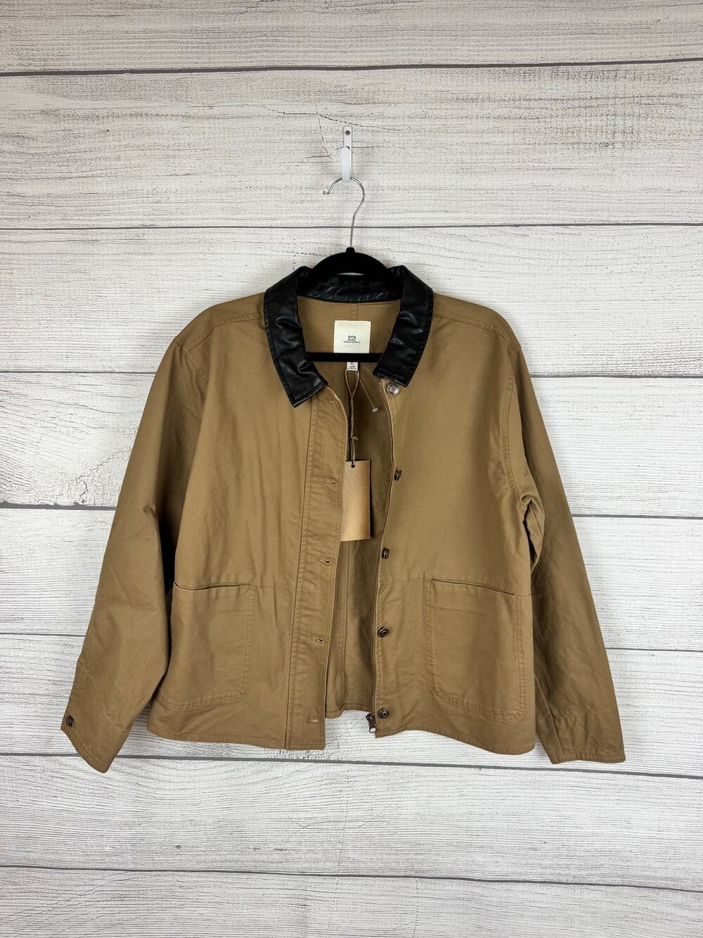 Thread & Supply Women's Brown Canvas Fall Barn Jacket Size Medium
